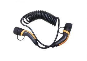Ladekabel spiral Modus 3 Typ 2 bis Typ 2 32A 3-phasig EN 62196-2 AC EV